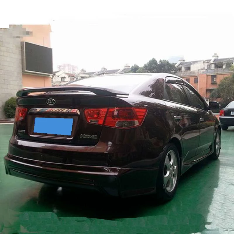 Высокое качество ABS заднее крыло для Kia forte 2011 до 2015 с тормозным спойлер на фонарь