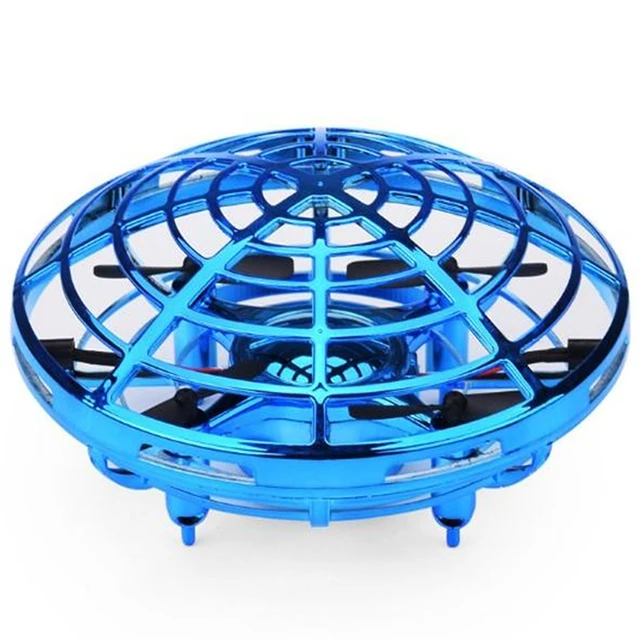 Mini Flying UFO RC drone Infraed Hand Sensing Helicopter Anti-collision Aircraft Flayaball Induction Quadcopter dron Kids Toys