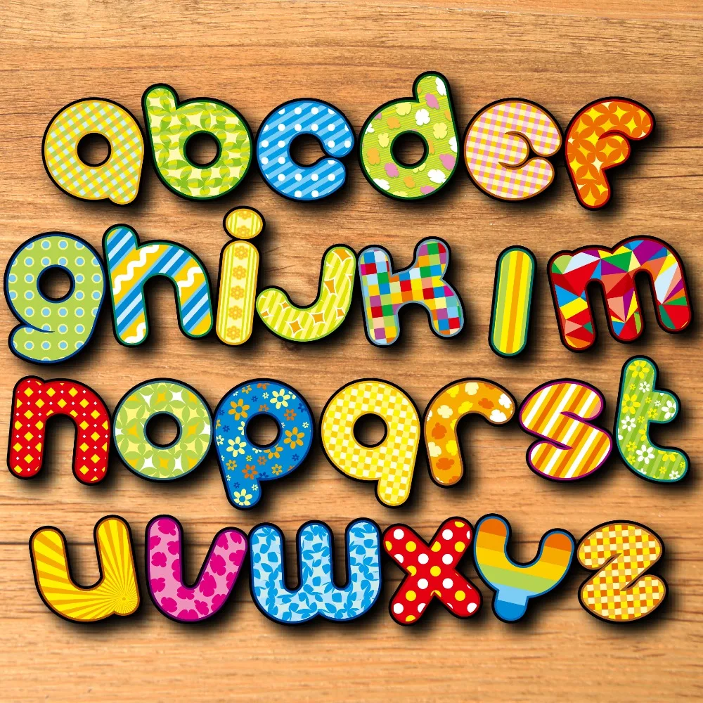 Alphabet Fridge Magnets for Kids English Lettters and Numbers Refrigerator Magnets Uppercase Letter Magnetic Sticker for Fridge