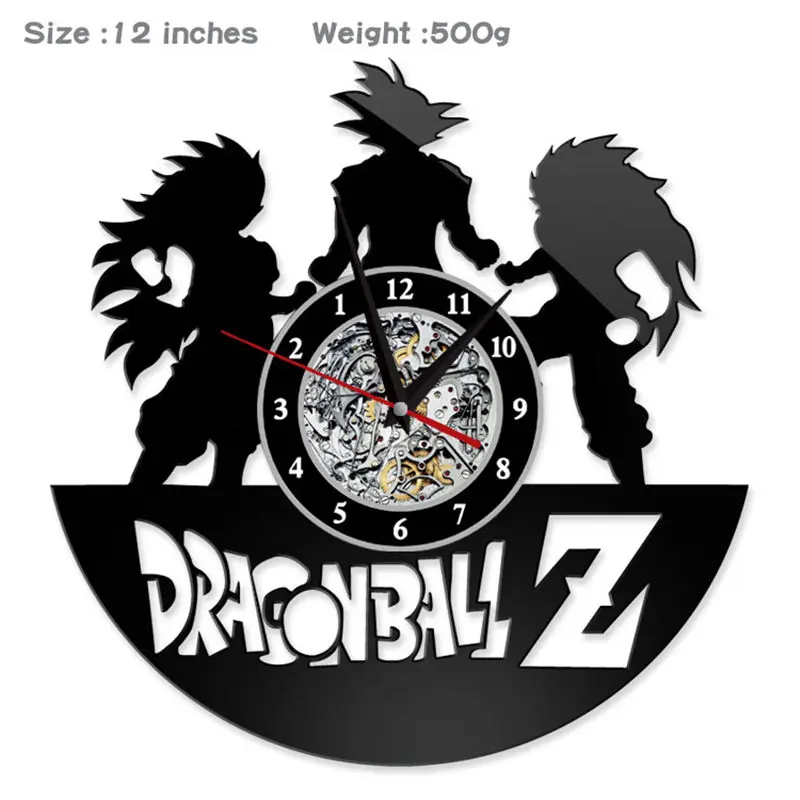 

NEW Dragon Ball Z Goku Vegeta Wall clock Model Super Saiyan God Son Gokou Anime Toys Bedroom decorate Gift For Children