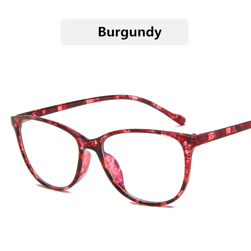KOTTDO, Ретро стиль, кошачий глаз, плоские зеркальные женские высококачественные брендовые дизайнерские модные плоские очки, мужские ретро зеркальные очки - Цвет оправы: Burgundy