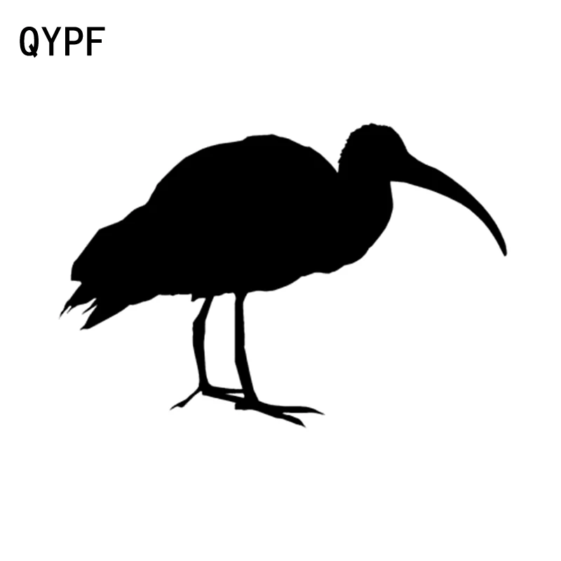 QYPF 16 см * 10 8 Забавный Ибис запас Heron Egret виниловая наклейка на автомобиль
