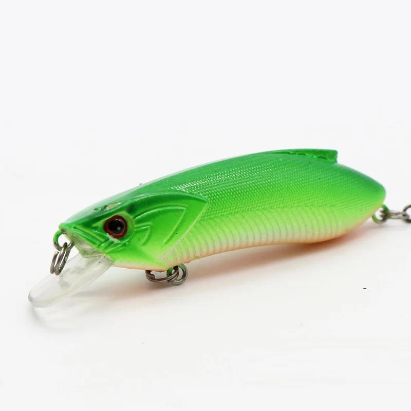 Minnow 70mm 14g fishing lures small swing fish noise hard bait trolling lure crankbaits pesca vibrating light japan tackle