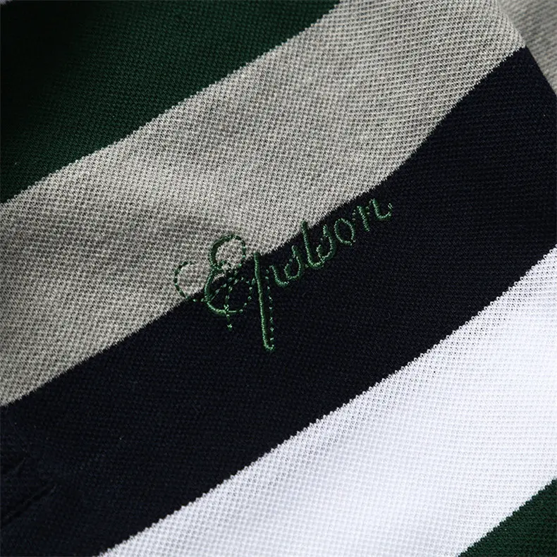 Summer Polos Men Shirt Cotton Striped Short Brand Mens Polo Male Top Tees Fast Dry Breathable Tshirt Men Clothing Boy Drop Ship-5