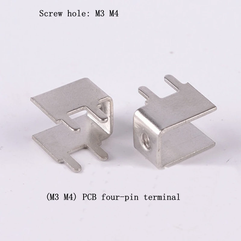 

5pcs PCB soldering terminal (M3 M4) PCB board four-pin terminal