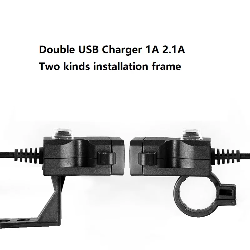 Excellent 9-24v 9-90v 36V 48V 72V 84v  Double1.0A 2.1A USB Charger Universal Electric Scooter Motorcycle USB Mobile Phone Charger E-bike 1