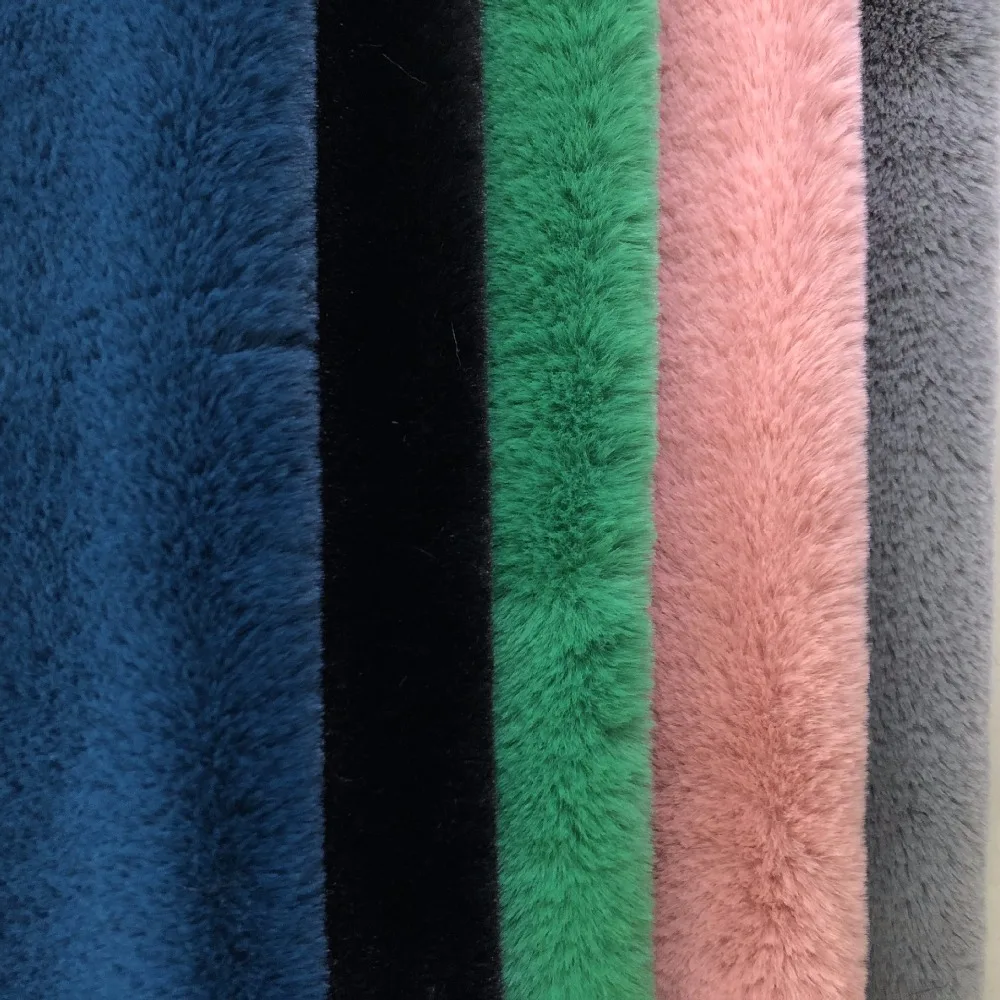 

1cm long Imitation rabbit fur fabric artificial wool fabrics faux fur