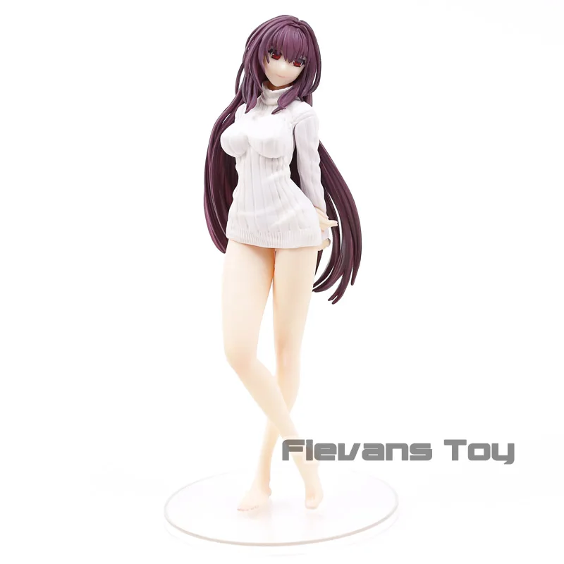

FGO Fate Grand Order Lancer Scathach Sweater Ver. 1/7 Scale Anime Sexy Girl PVC Figure Collectible Model Toy