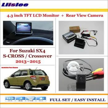 

Auto Camera For Suzuki SX4 S-CROSS Crossover 2013-2015 Car Parking Camera 4.3" LCD Monitor Parking Rearview System