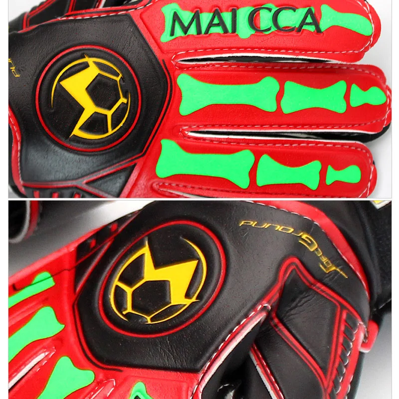 MAICCA профессиональные футбольные вратарские перчатки детские латексные детские футбольные вратарские перчатки студенческие спортивные перчатки
