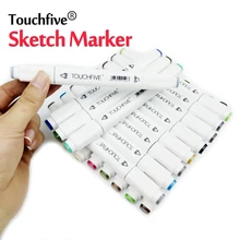 Marcadores Touchfive 60 80 168 Цвета рисунок маркер для белой доски анимации эскиз маркеры набор художник манга маркер алкоголя материалы для протирания