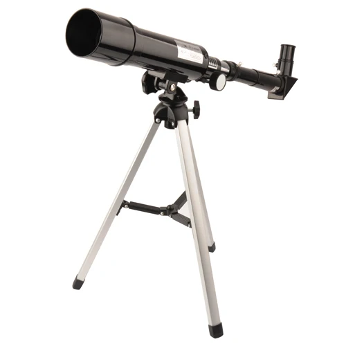 2 цвета Монокулярные астрономические телескопы Зрительная труба рефракционный астрономический телескоп с портативным штативом - Цвет: Black