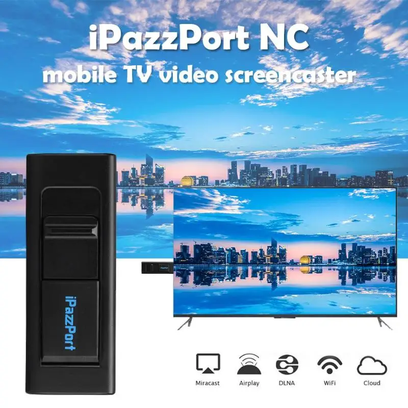 IPazzPort NC-16F приемник mirascreen Dongle Беспроводной приемник DLNA Airplay