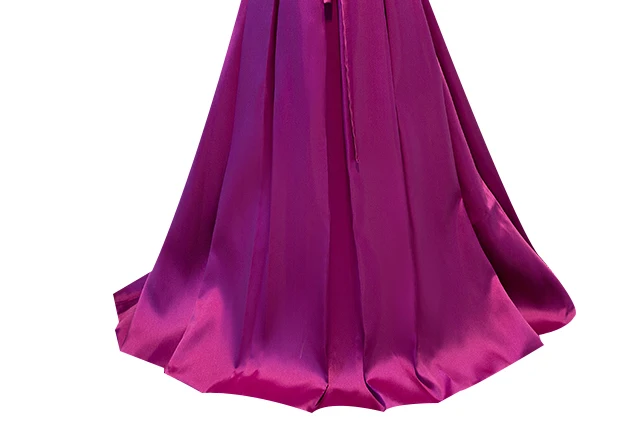 Vestido SSYFashion Formatura свадебное платье без бретелек без рукавов цвета красного вина Danni тонкое длинное платье для выпускного вечера на заказ вечерние платья - Цвет: Фиолетовый