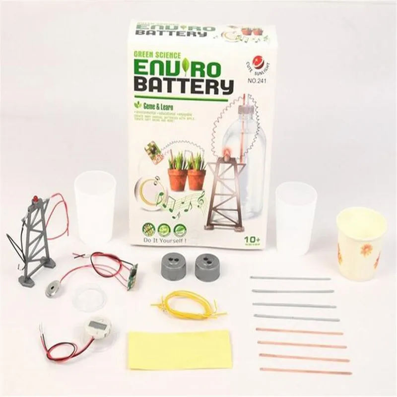 DIY Power Generation Experiment Electricity Circuit Physics Science Toy Set  Children Intelligence Educational Toys (1)