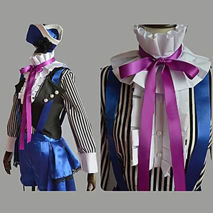 

Anime Kuroshitsuji Book of Circus ciel phantomhive Black Butler Cosplay Costume