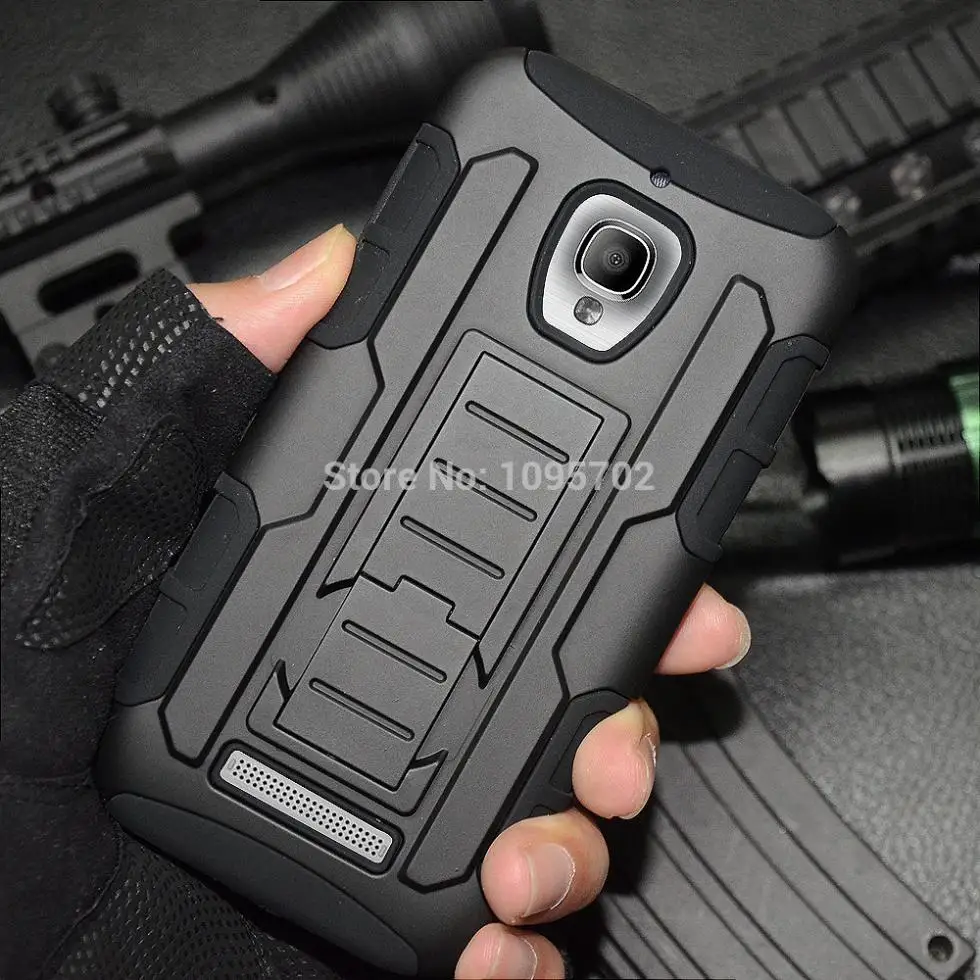 

Protective Armor Impact Hard Case Cover Holster With Belt Clip For Alcatel One Touch Fierce 7024W