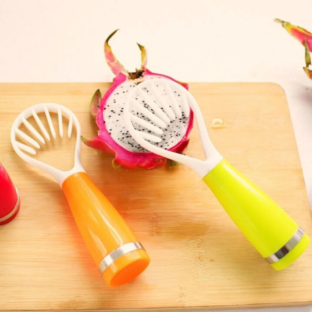 Multi-functional Flesh Seeded Cutter Spoon Fruits Vegetables Spoon Dig Remove Cantaloupe Kiwi Seed Knife Slicer Tools Kitchen Gadgets (3)
