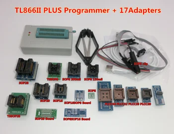 

100% ORIGINAL TL866II PLUS programmer +17 ADAPTERS