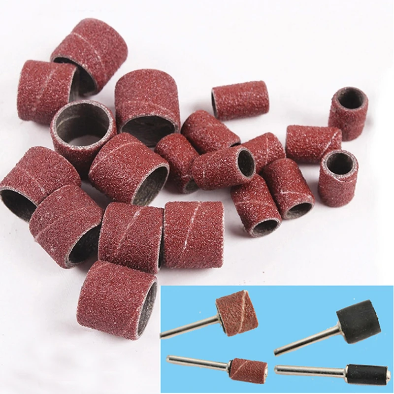 300x 1/4 dremel Шлифовальные рукава 1/2 50 резьба по дереву шлифование наждачной бумагой
