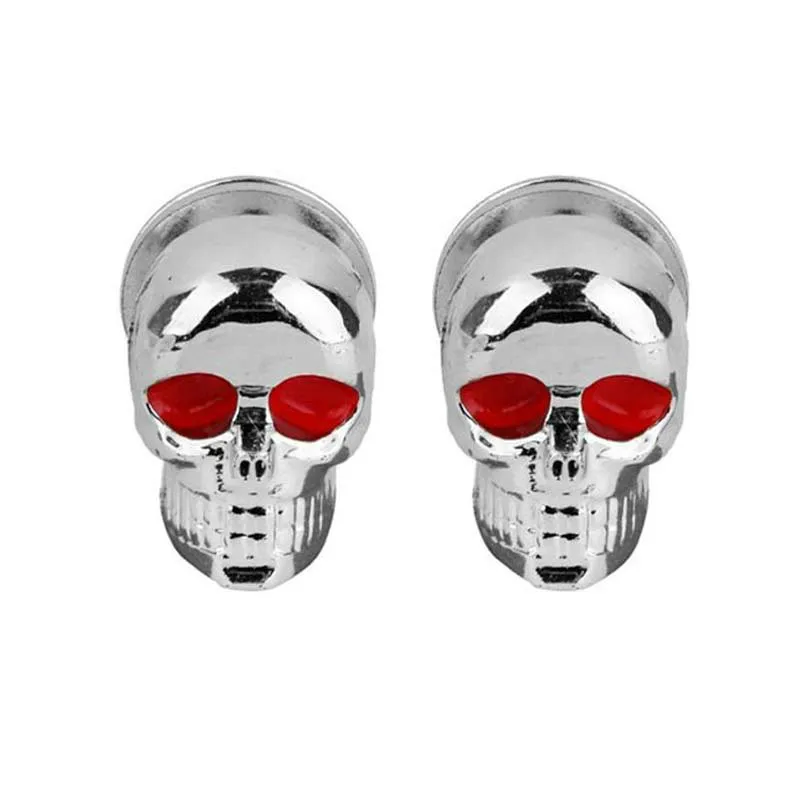 2pcs-Motorcycle-Car-Truck-Auto-Chrome-Skull-License-Plate-Frame-Bolts-Screws-Caps-Fastener-Nuts-Bolts(5)