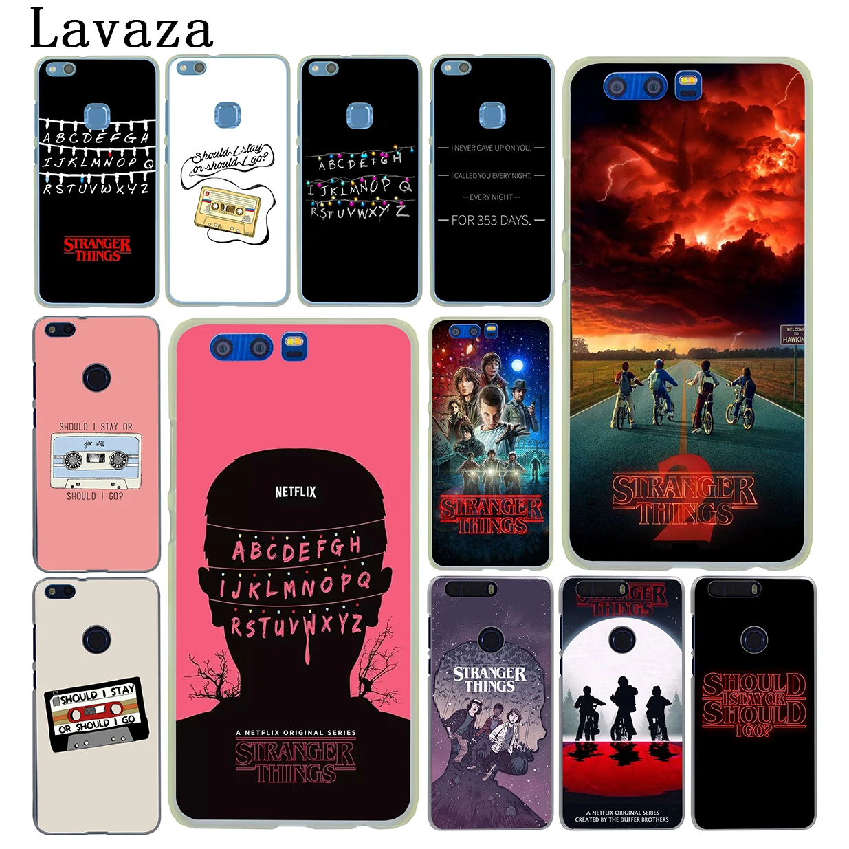 

Lavaza should i stay or go Stranger Things Hard Case for Huawei Honor 6A 7X 7C 7A 6C Pro 8 9 10 Lite 8C 8X Mate 10 20 Lite Pro