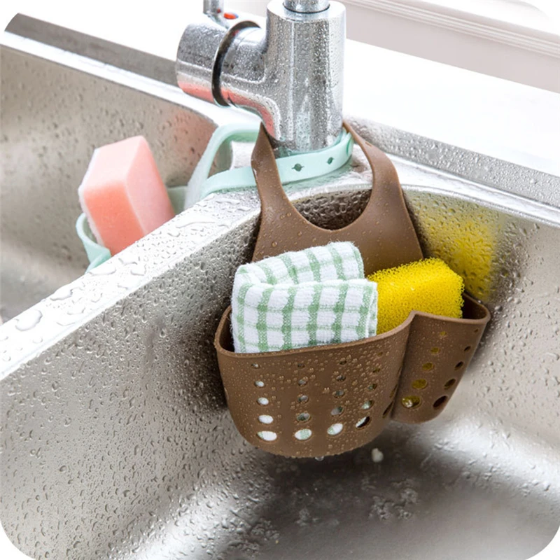 

VOGVIGO Sink Plastic Drain Basket Storage Basket Small Kitchen Appliances Racks Storage Rack Drain Frame Random Color