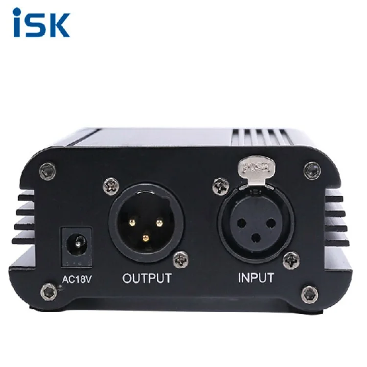 Оригинальная модель ISK SPM 001/ISK SPM001 фантомное питание 48 В для конденсаторного