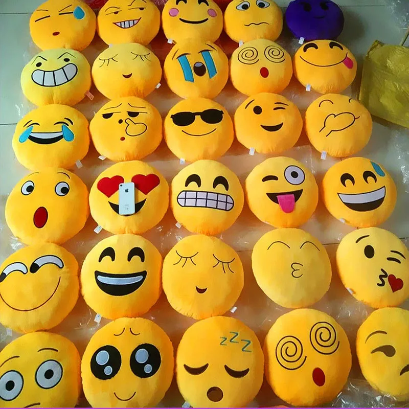 

WeChat and QQ Facial Expression Wrap Funny Expression Plush Toy Warm Hands Doll Stuffed Stuffed Doll