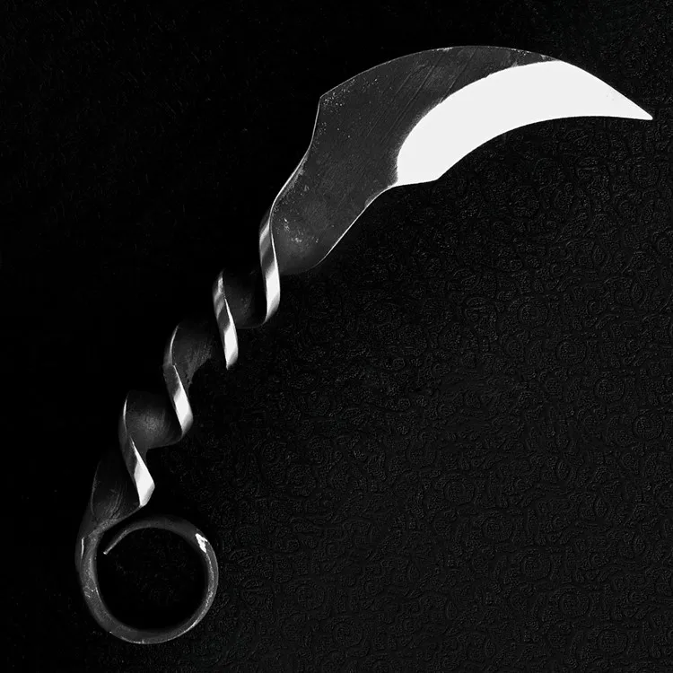 Фиксированный karambit Кемпинг многофункциональный инструмент для выживания тактический карманный нож холодная сталь мачете Ручная ковка твист клинок в форме клешни ножи