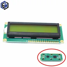 10 шт. LCD1602 ЖК 1602 Желтый и зеленый экран с подсветкой ЖК-дисплей ЖК-1602-5V для arduino