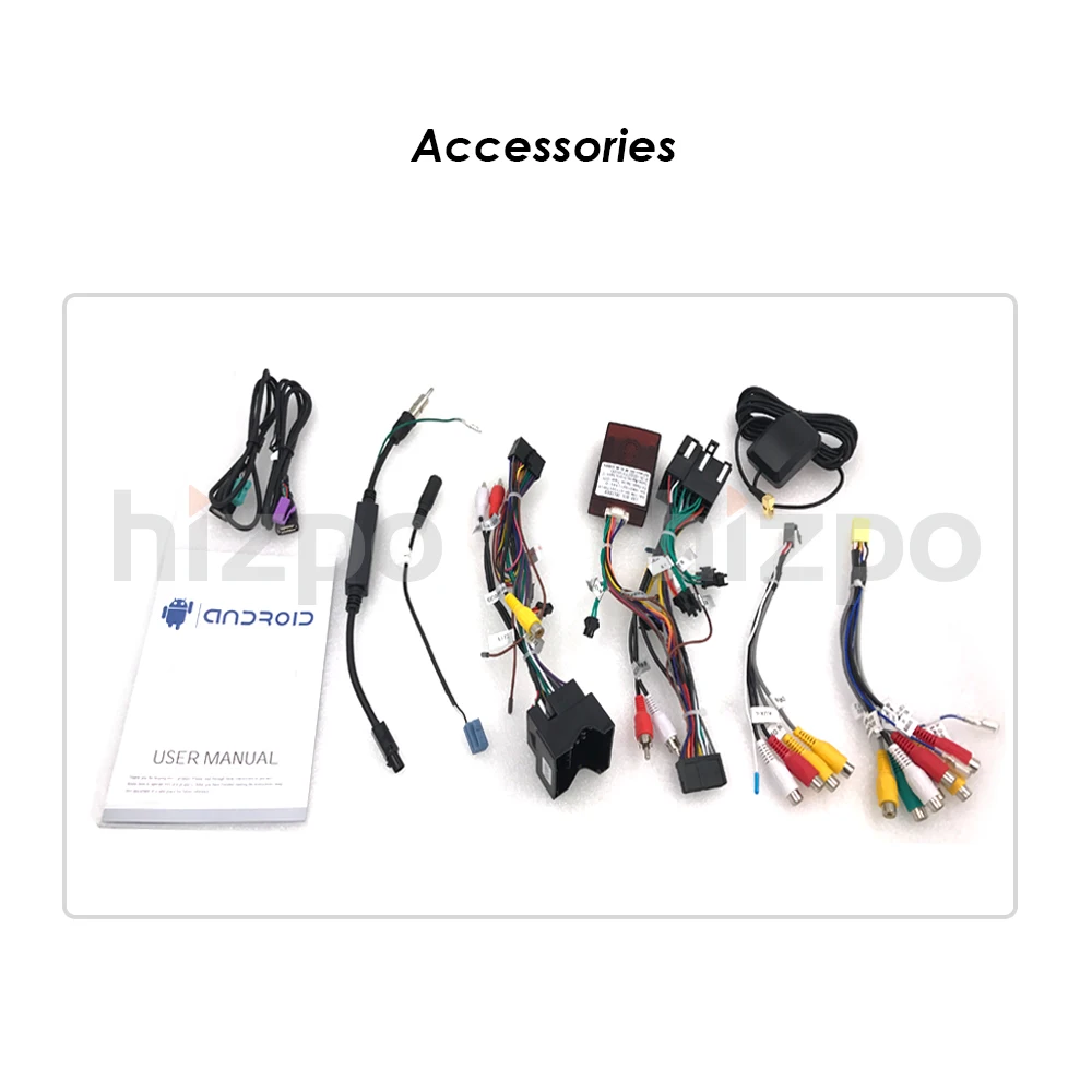 Discount Hizpo Car Multimedia player Android 9.0 GPS 2 Din Car Radio Audio Auto For VW/Volkswagen/POLO/PASSAT/Golf 4 Cores FM Radio IPS 5