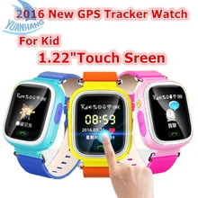 1.22 pouce HD Écran Tactile SOS Appel Montre-Bracelet Sûr GPS LBS Location Finder Tracker pour Enfant Enfant Smart Watch Anti Perdu Moniteur