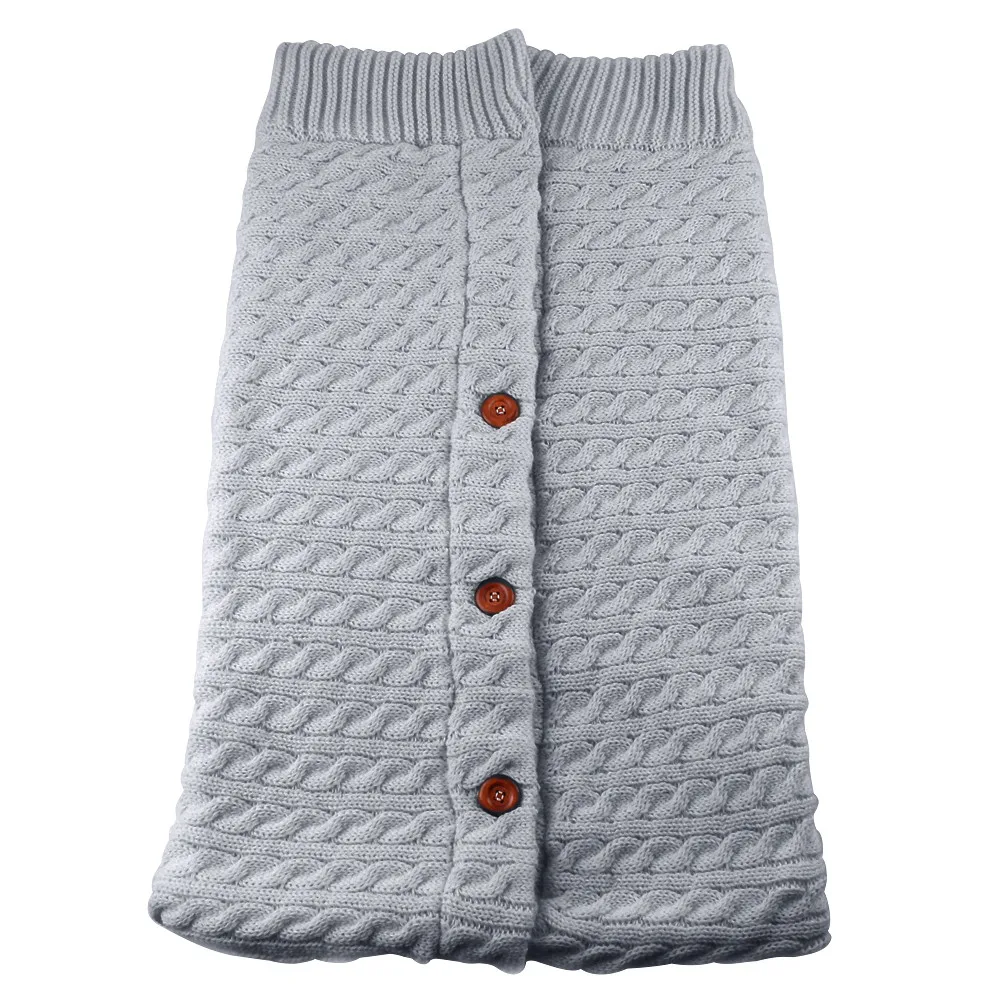 Зимняя одежда для новорожденных; вязаное крючком зимнее теплое одеяло; спальный мешок; коляска; Saco de dormir# T1
