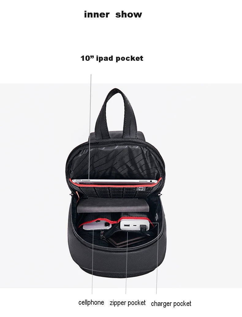 ARCTIC HUNTER Мужская USB Водонепроницаемая нагрудная сумка, мужская сумка-мессенджер для отдыха, сумка на плечо для подростков, дорожная сумка через плечо