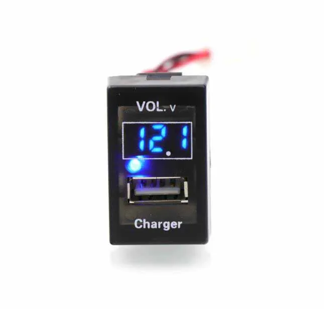 

DC12V 5V 2.1A USB Interface Socket Car Charger with Voltage display Use for FORD / FORD Ranger