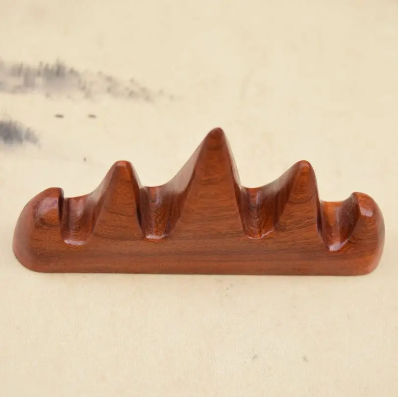 Traditional Chinese Wooden Paint Brush Pen Holder Stand Basic Style | Канцтовары для офиса и дома