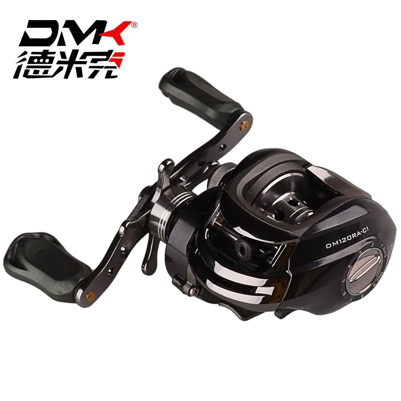 DMK baitcasing Рыболовная катушка 6,3: 1 10+ 1BB левая/правая рука Макс. Тяга 6 кг высокоскоростная карповая алюминиевая Рыболовная катушка Carretilha