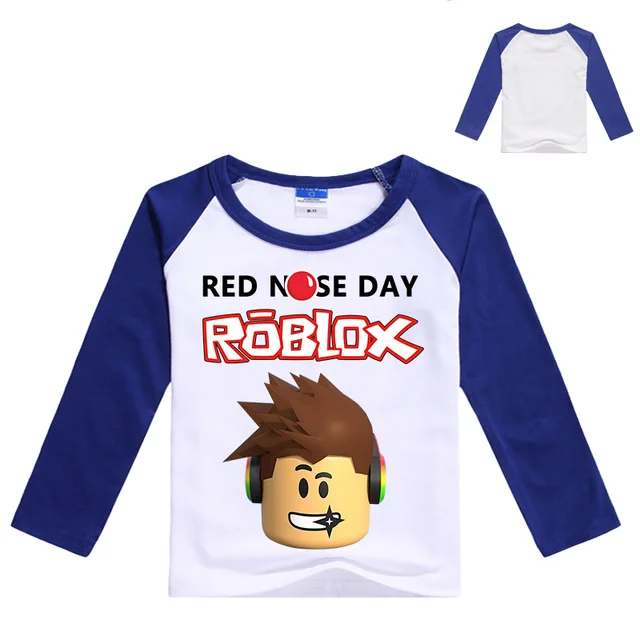 2 12years Nununu Summer Boy Long Sleeves T Shirt Tops Roblox Shirt - 2 12years nununu summer boy long sleeves t shirt tops roblox shirt red nose day t shirts teen kids tee tops clothes boys menino