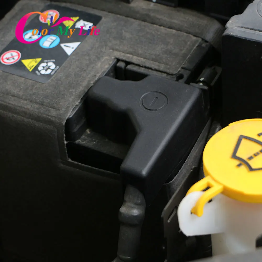 

Non-flammable Plastic Negative Power Batteries Cover Battery Protection Covers Anode Cap for Jeep New Compass 2017 2018 2019