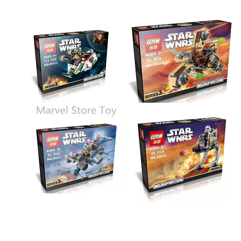 font b LEPIN b font 05011 05013 05015 05016 Star Wars Storm Soldier Micro Fighters