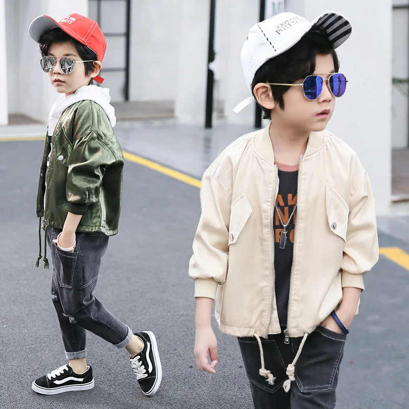

Boys Jackets And Coats Kids New Fashion Outwear 2018 Autumn Long Sleeve Jackets Back To School Outfits 2 3 4 5 6 7 8 9 10 11 12