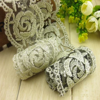 

Wholesale 5yards/lot 7cm fancy lace ribbon DIY Ribbon hair Garment Accessories For Sewing Decoration free shipping YK125