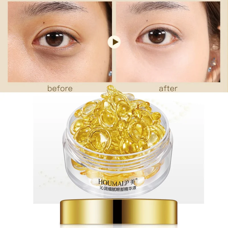 

30 Capsules Delicate Eye Serum Ampoule Capsule Anti-Aging Fine Lines Firming Eye Patches Nourishing Eye Skin Care Cream P1