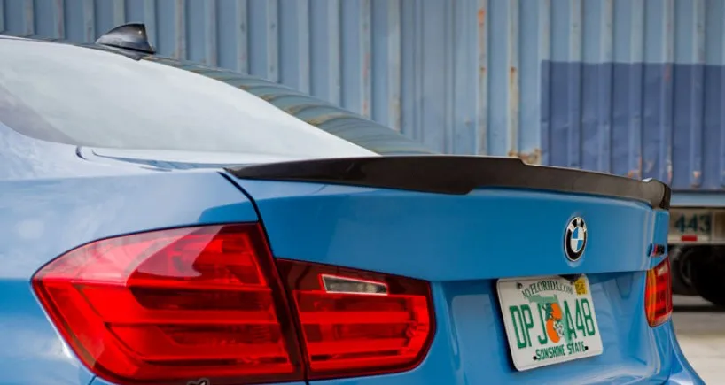 Спойлер HLONGQT из углеродного волокна для BMW 3 серии F30 F35 316 320 328 2013