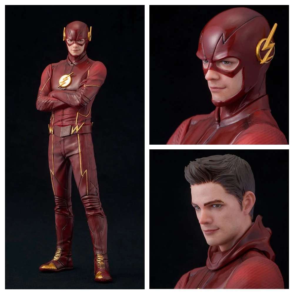 

DC Comics 18cm Super hero Justice League The flash Action figure toys ARTFX+ Barry Allen PVC 1/10 Collection Model toy
