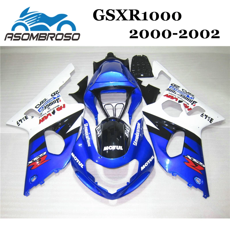 Cheap Motorcycle Fairing kits for Suzuki 2000 2001 2002 K2 GSXR1000 00
