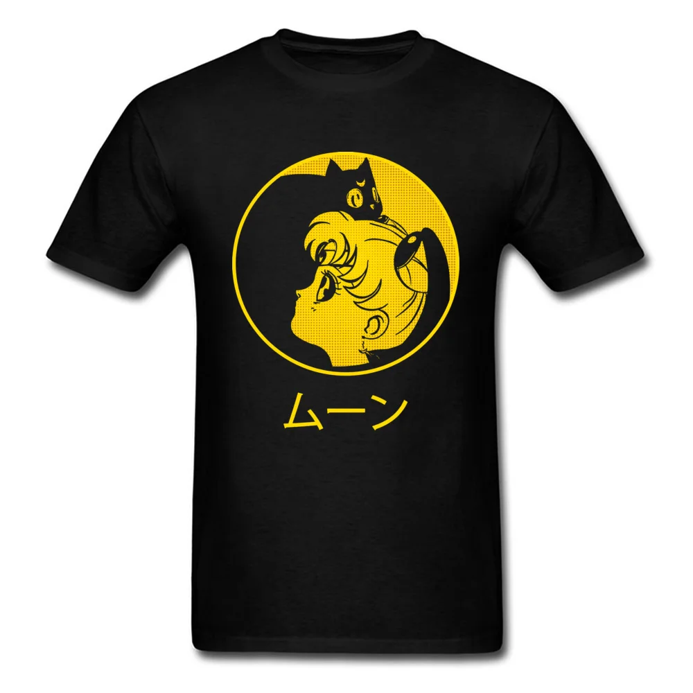 New Design Men T-shirts Round Neck Short Sleeve Pure Cotton Moon-Art0625Y Tops Shirt Group Tops T Shirt Top Quality Moon-Art0625Y black