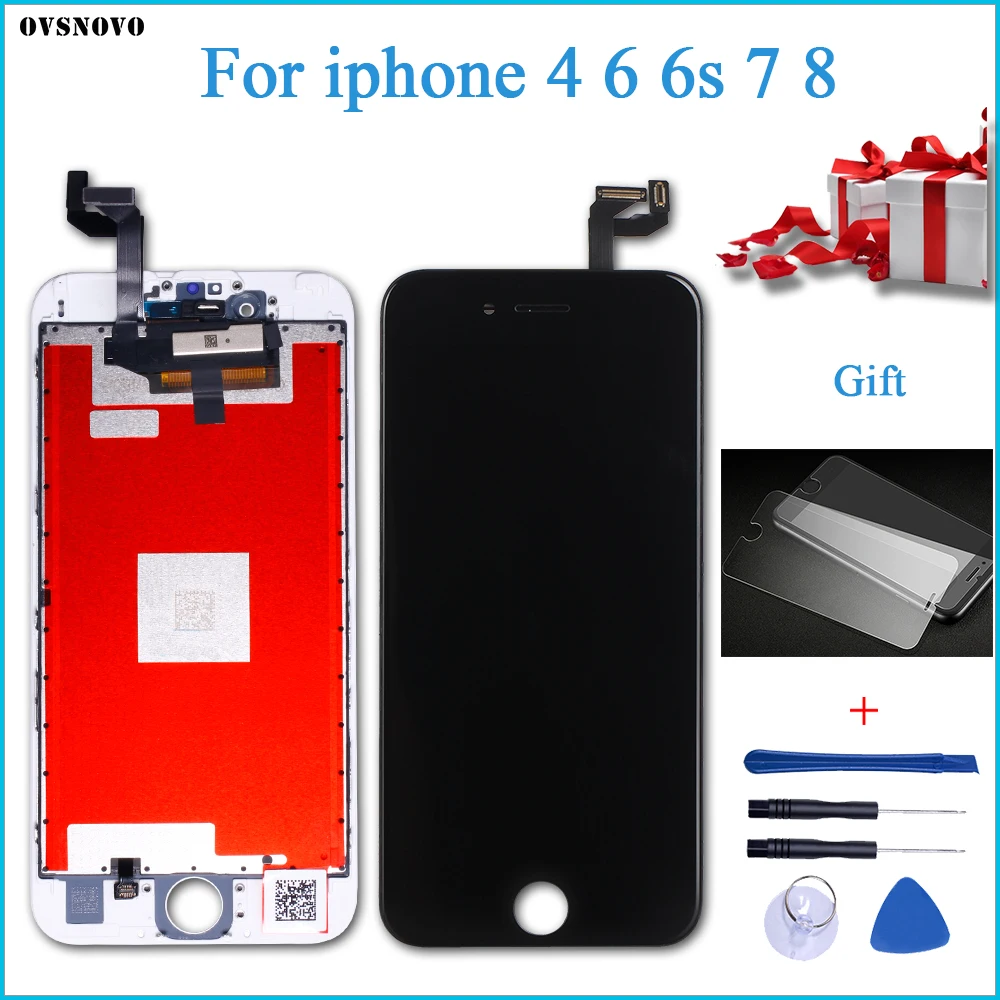 Экран класса AAA + для iPhone 6S с инструментами и сменным закаленным стеклом сенсорный