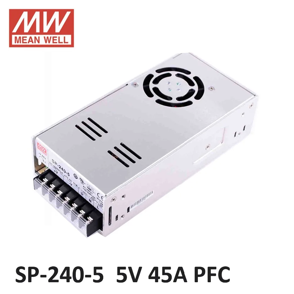 MW Mean Well SP-240-12 12V 20A 240W Single Output with PFC Function Power Supply